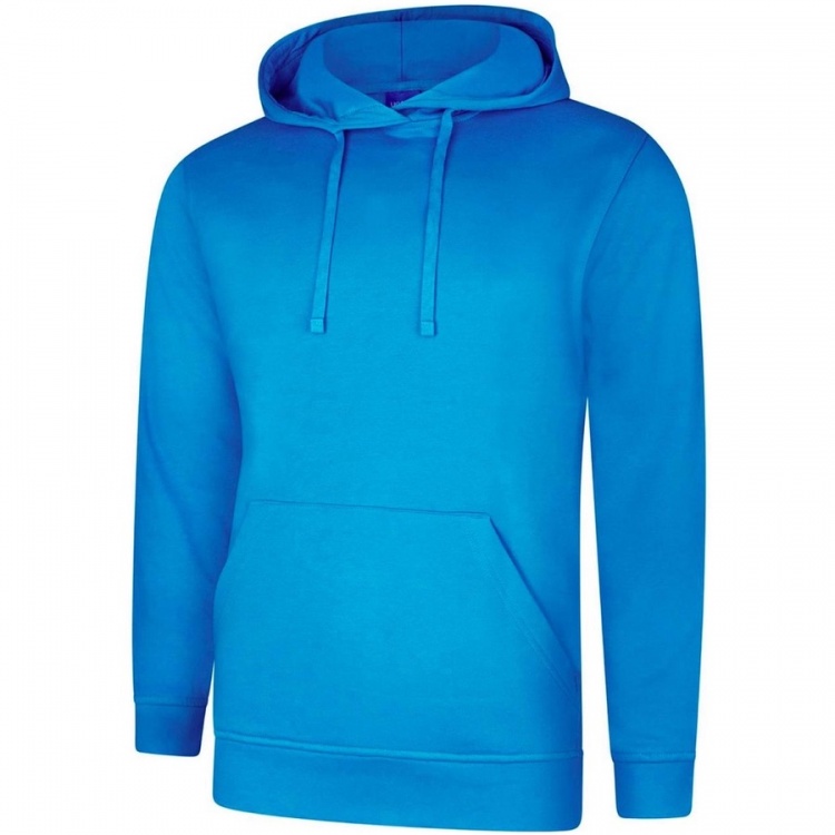 Uneek UC509 Deluxe Double Fabric  Hooded Sweatshirt 60% Ring Spun Combed Cotton 40% Polyester  280gsm